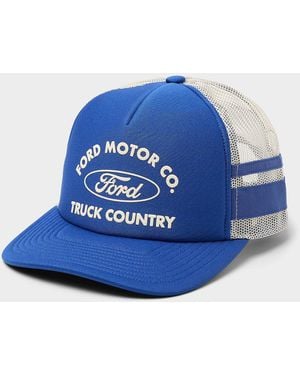 Brixton Ford Motor Trucker Cap - Blue