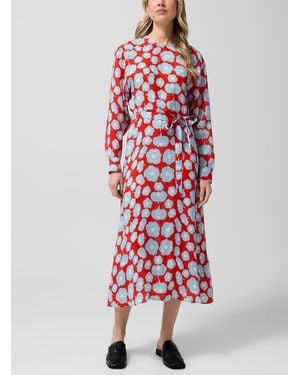 Marimekko Combu Tumma Belted Dress - Red