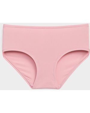 Miiyu Smooth Stretch Microfibre Bikini Panty Recycled Nylon - Pink