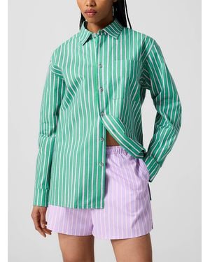 Marimekko Jokapoika Kioski Oversized Shirt - Green