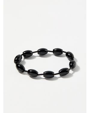 Simon's Oval Onyx Bracelet - Black