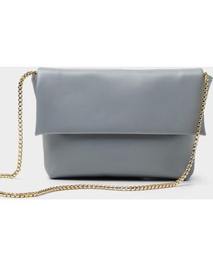 Simon's Minimalist Envelope Evening Bag - Grey