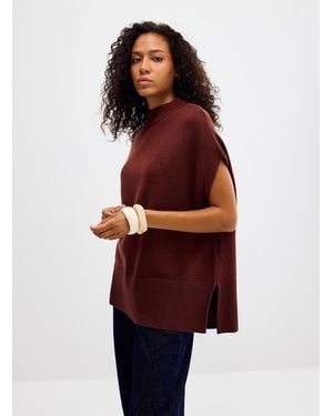 Fransa Oversized Cap - Red