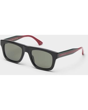 Gucci Rectangular Sunglasses - Metallic