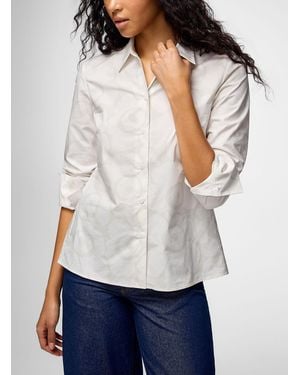 Marimekko Uudestaan Unikko Pure Cotton Shirt - White