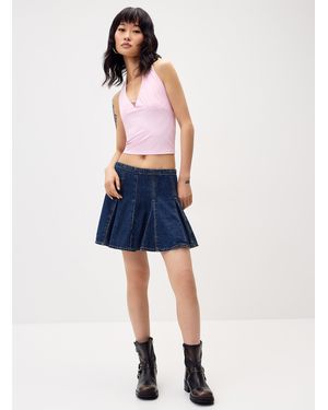 Levi's Godet Denim Miniskirt - Blue