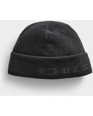 Oakley Slush Polar Fleece Cuffed Cropped Tuque - Black