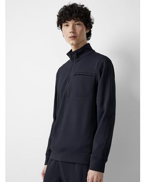 Reigning Champ Embossed Stripe Zip - Blue