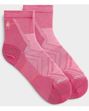 Smartwool Merino Running Ankle Socks - Pink