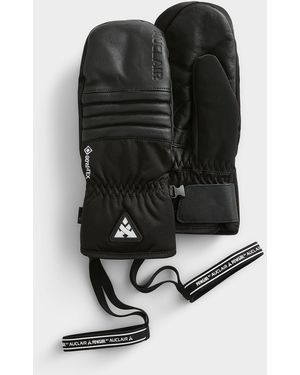 Auclair Igloo Goretex And Leather Mittens - Black