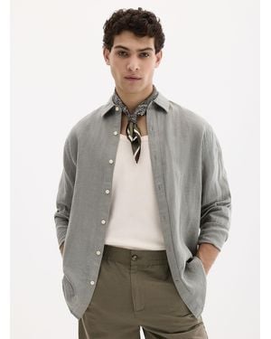 Le 31 100% European Linen Long - Grey