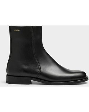 HUGO Thorton Zipped Boots Men - Black