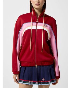 CASABLANCA Oversized Red Track Jacket