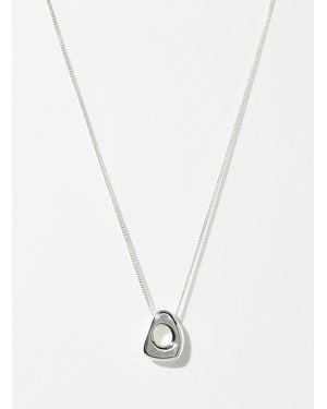 Pilgrim Triangle Medallion Chain - White