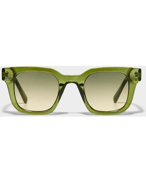 Simon's Square Sunglasses - Green