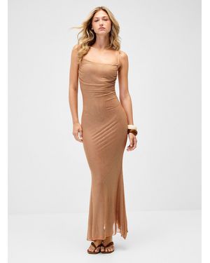 Twik Rhinestoned Maxi Dress - White