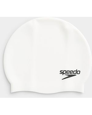 Speedo Solid Silicone Swim Cap - Natural