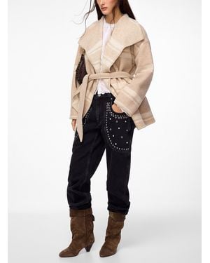 Isabel Marant Silka Studs And Eyelets Jean - Blue