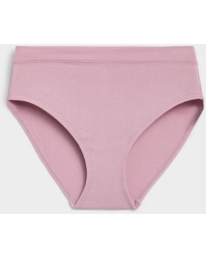 Miiyu Stretch Comfort Bikini Panty Organic Cotton And Tm Modal - Pink