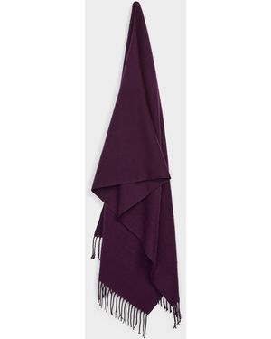 Simon's Recycled Polyester Scarf - Purple