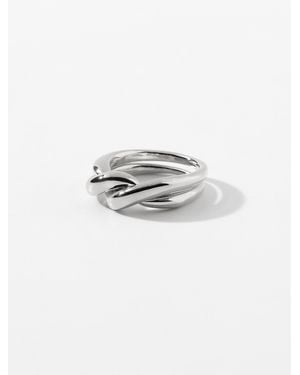 Simon's Interlocking Ring - White