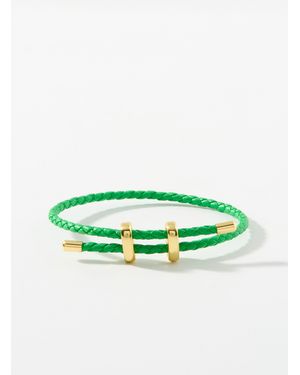 Simon's Braided Faux - Green