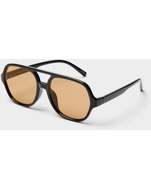 Simon's Micaela Tinted Aviator Sunglasses - Multicolour