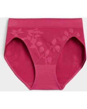 Miiyu Subtle Pattern High - Pink