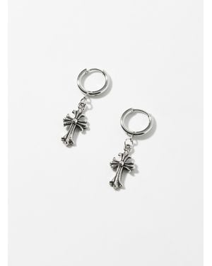 Le 31 Gothic Cross Earrings - Blue