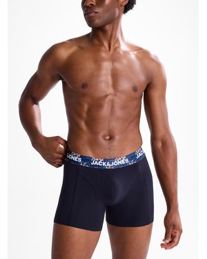 Jack & Jones 3" Tropical Flora Trunk - Blue