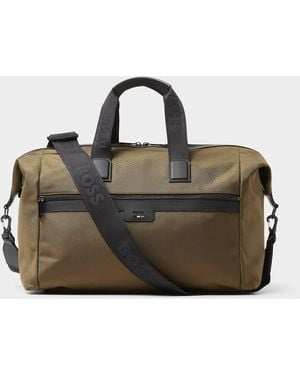 BOSS Ray Khaki Duffle Bag - Black