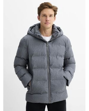 Point Zero Tunnel Hood Puffer Jacket - Grey
