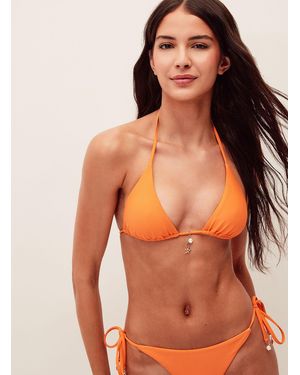 Simon's Marine Charm Triangle Bra - Orange