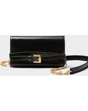 Balmain Shuffle Strapped Leather Wallet - White