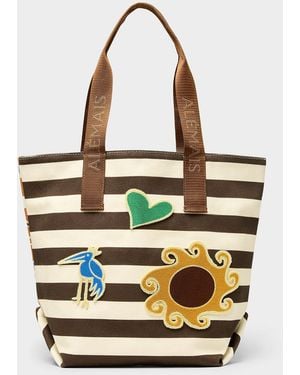 ALÉMAIS Maroc Warm Canvas Tote Bag - Natural