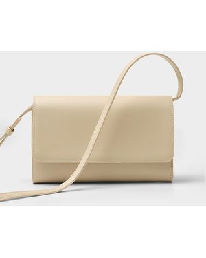 Simon's Organized Minimalist Clutch - Natural