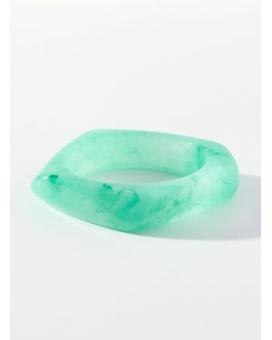 Simon's Asymmetric Bangle - Green