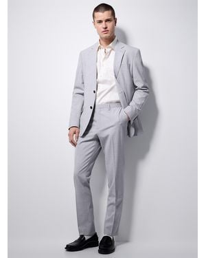Le 31 Responsible Wool Stretch Pant Stockholm Fit - Grey