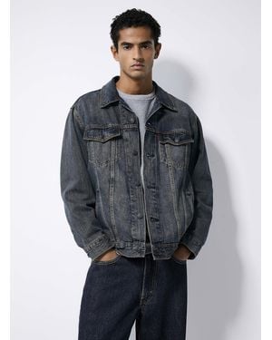 Levi's Dusty Blue Trucker Jean Jacket - Grey