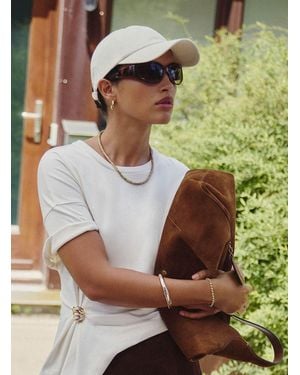 Mads Nørgaard Embroidered Logo Baseball Cap - Natural