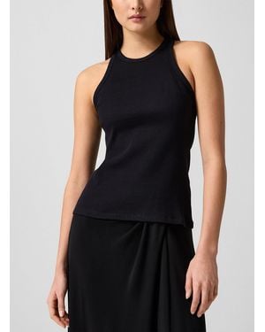 Edito par Simons Ribbed Organic Cotton Tank Top - Black