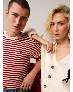 Ami Paris De Coeur Sailor Stripes Long - Red