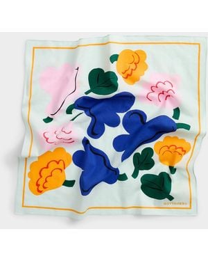 Marimekko Pesofati Kukasta Kukkaan Scarf - Grey