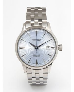 Seiko Presage Cocktail Time Bluish Watch - Grey