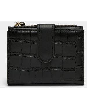 Simon's Bifold Faux - Black