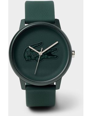 Lacoste Xmas Silicone Band Monochrome Watch - Green