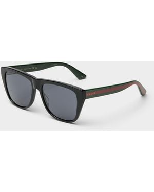 Gucci Rectangular Sunglasses - Black