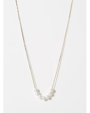 POPPY FINCH Myriad Of Pearls Chain - White