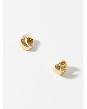 Pilgrim Wide Hoops - Metallic
