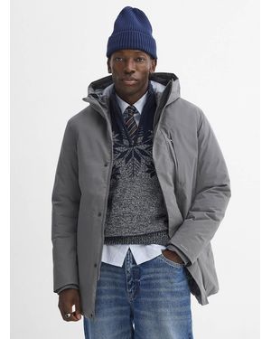 Jack & Jones Techfusion Minimalist Parka - Grey